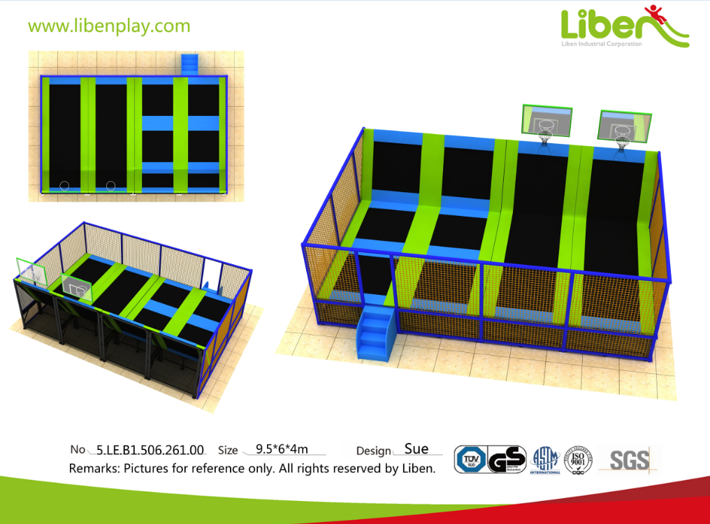 小型家用定制儿童弹跳蹦床设计