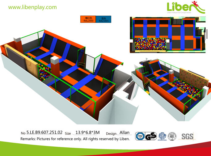 儿童室内蹦蹦床乐园—效果图