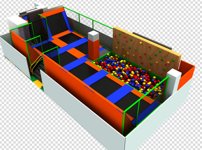 儿童室内蹦蹦床乐园—效果图