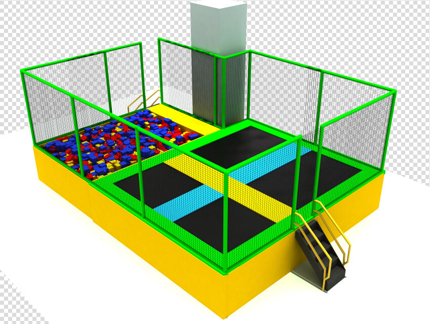 儿童蹦床 跳跳床—效果图