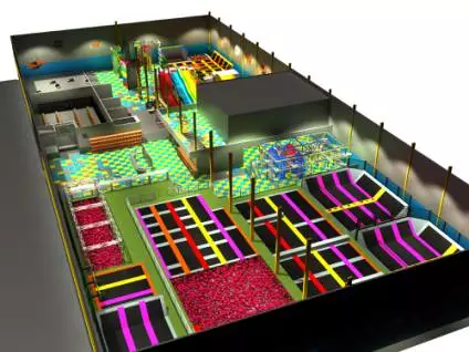 立本集团2017游博会蹦床新品