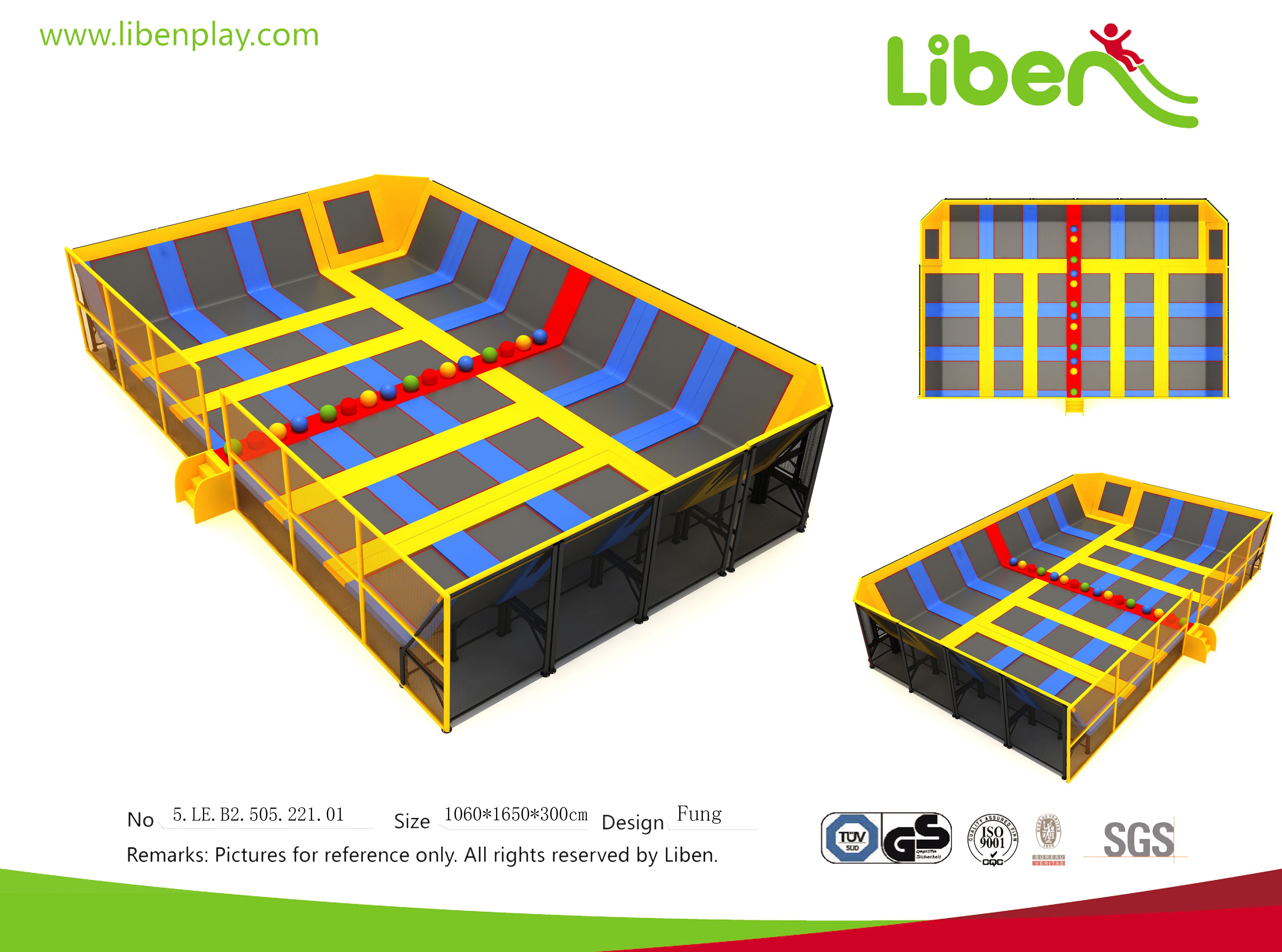 室内蹦床_组合蹦床5.LE.B2.505.221.01