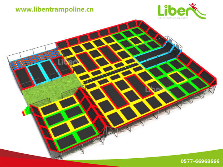 【CE认证】室内儿童蹦床,新型儿童乐园游乐设备,儿童乐园设施5.LE.T8.408.114.00