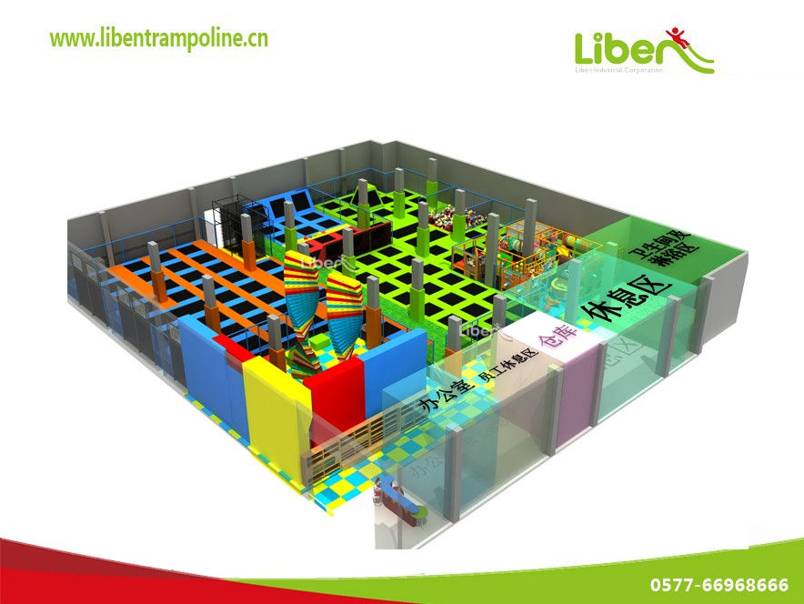 室内蹦床组合乐园5.LE.B8.510.101.01