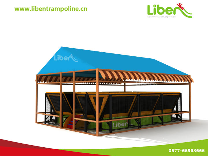 户外带蓬蹦床_防雨蹦床_遮阳蹦床5.LE.T3.404.133.00