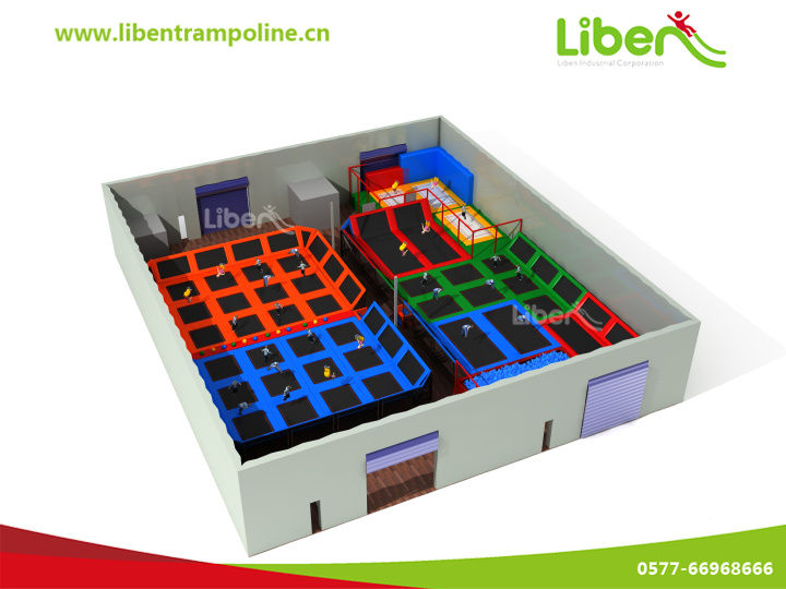 室内极限蹦床公园和蹦床篮球5.LE.T3.407.191.00
