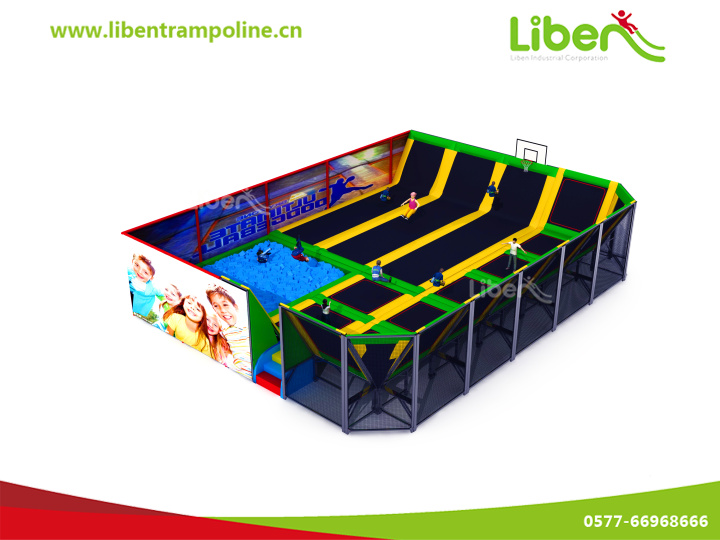 室内蹦床组合乐园5.LE.T3.408.091.00产品描述