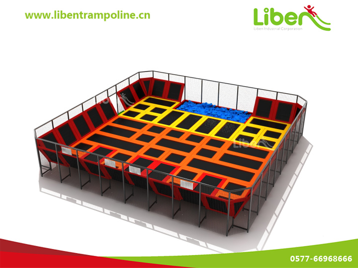 蹦床的生产厂家就选liben，在同行业走在前列!