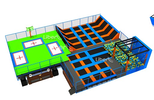 室内蹦床乐园引爆儿童乐园新项目