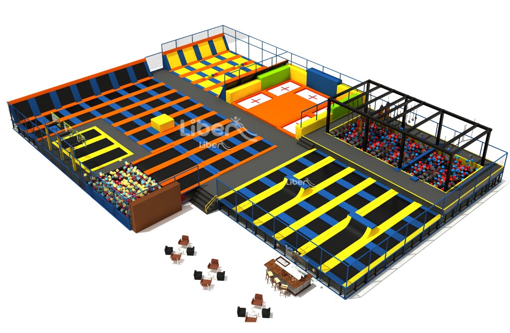 蹦床乐园--暑假孩子们的好去处