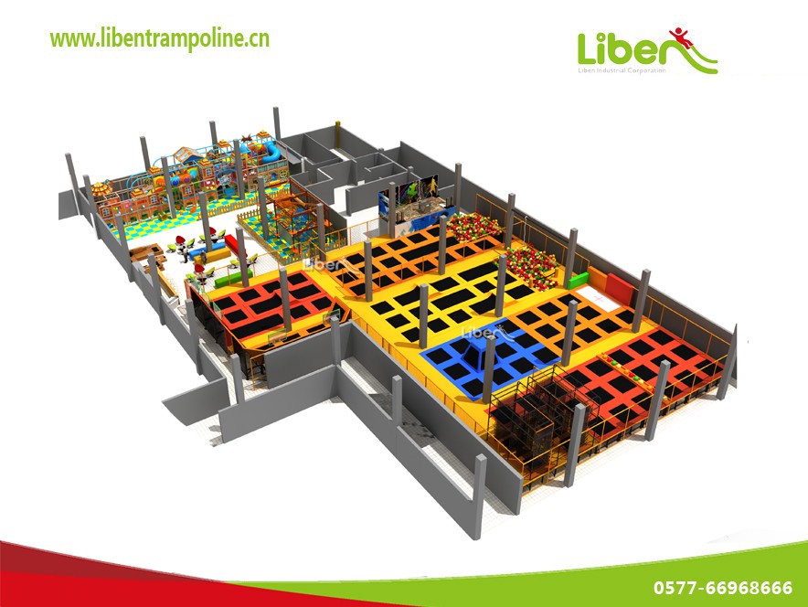 室内蹦床组合乐园_5.LE.B9.506.061.05_立本蹦床