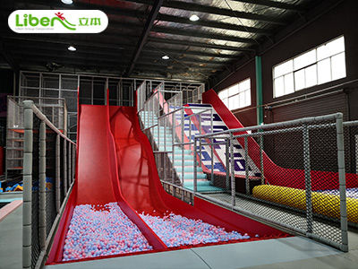北京垡头2500平米反弹工厂蹦床公园案例