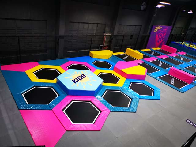 浙江杭州蹦床案例4000平_立本集团