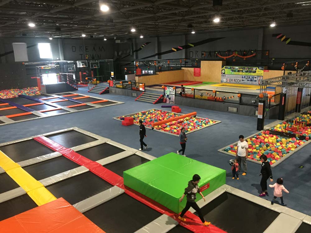 江苏南通蹦床公园案例1100平