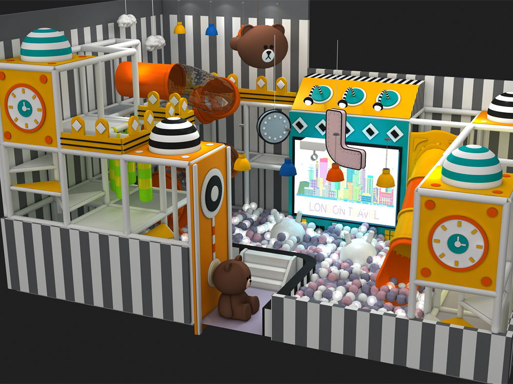 室内互动蹦床公园