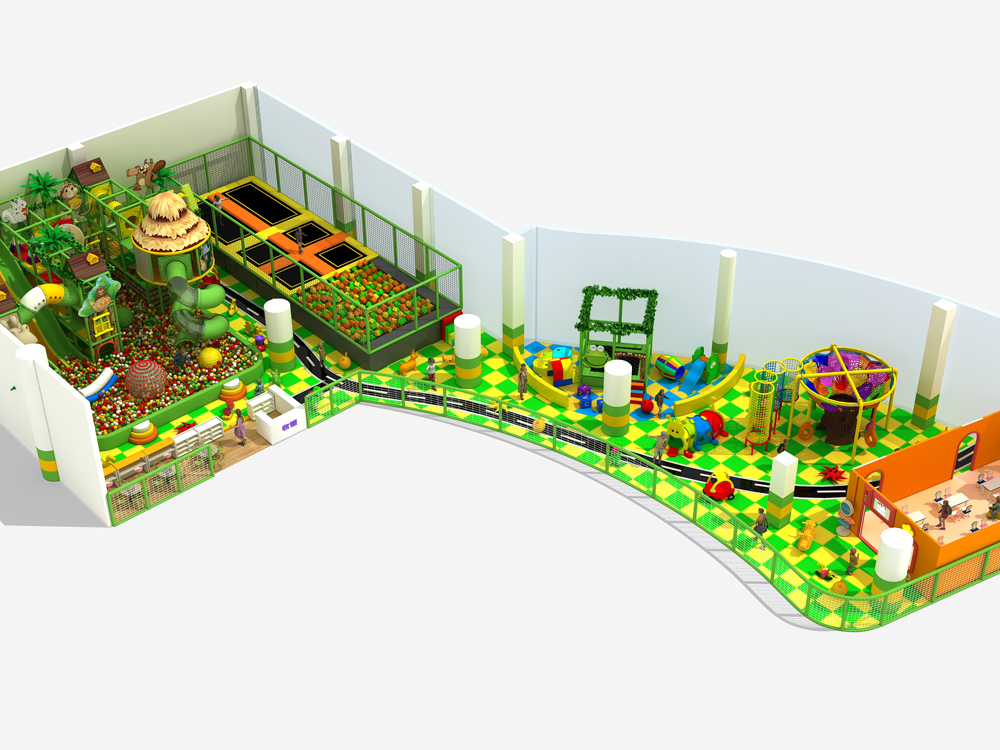 室内亲子蹦床乐园