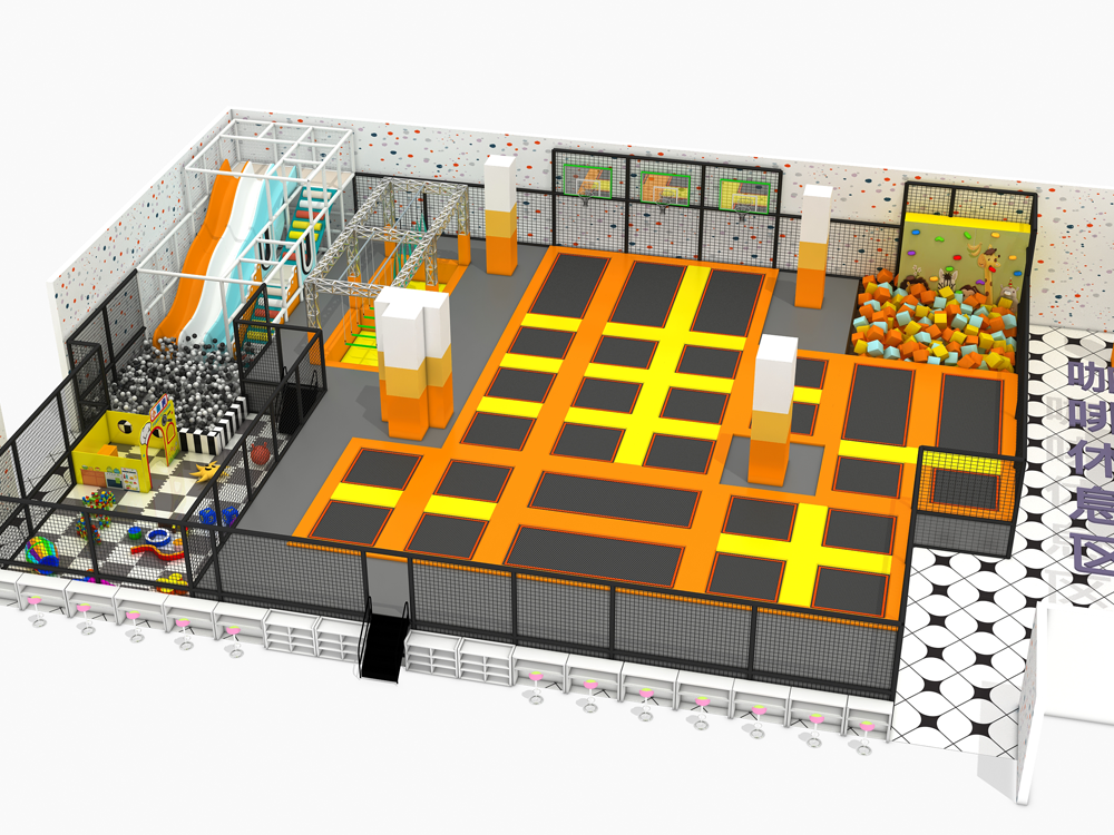 室内亲子蹦床公园