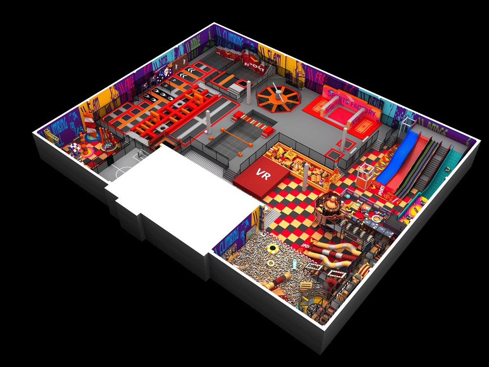 室内外大型新型蹦床