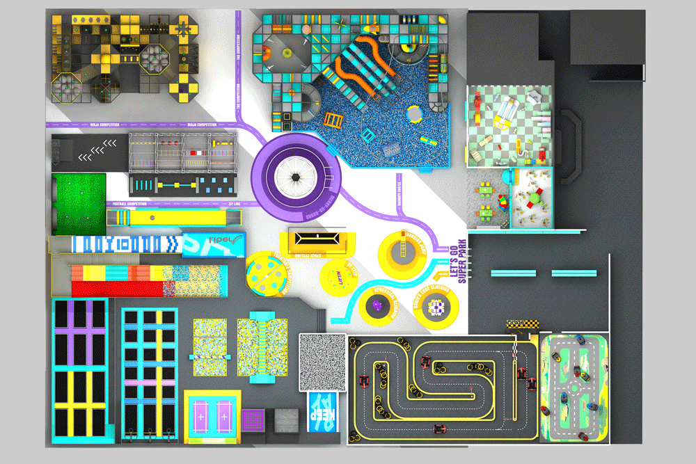 智慧蹦床主题公园有趣好玩现代人的投资项目